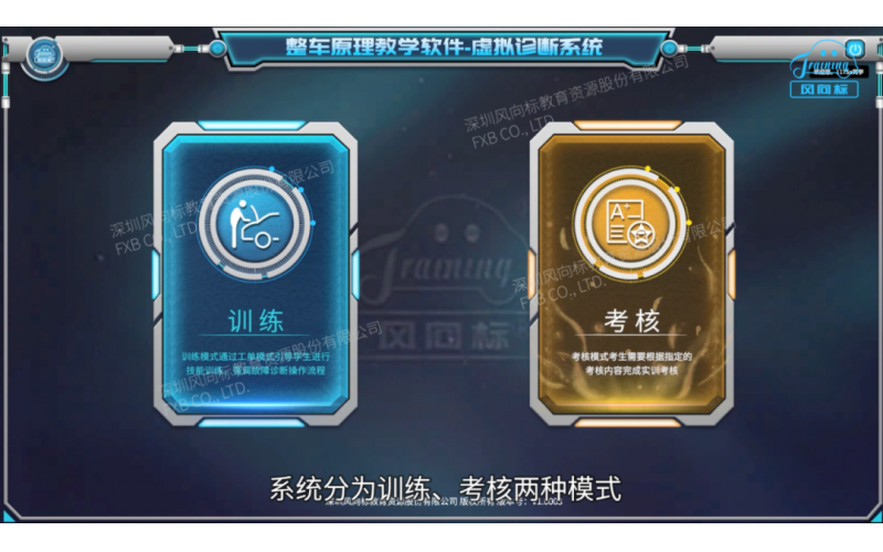 整車故障診斷虛擬仿真系統(tǒng)（東風天錦）